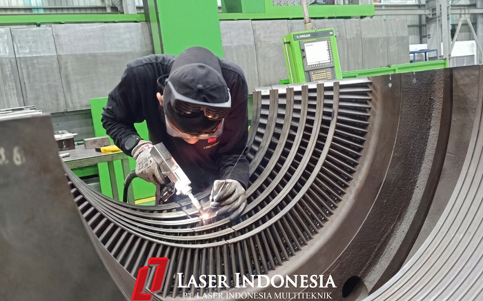 Laser Indonesia’s manual laser welding solution For complex structures.